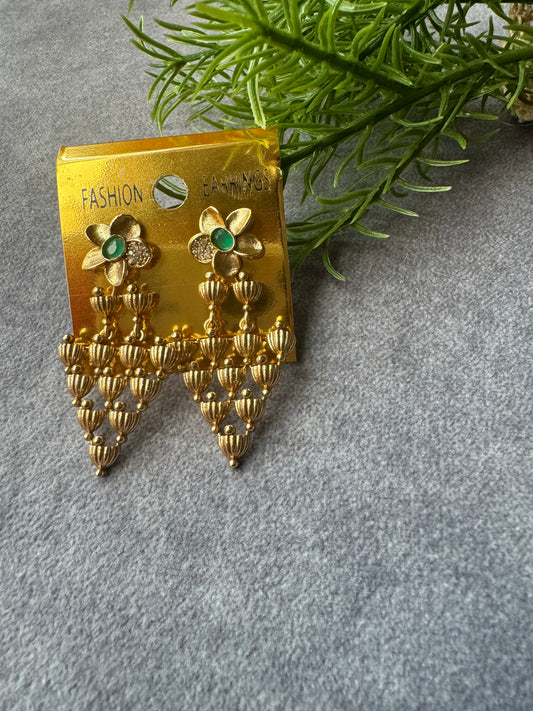 Grape bunch earrings