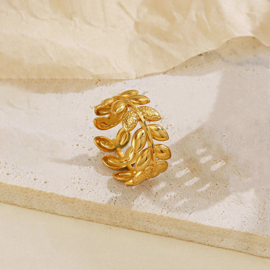 Olive leaf Ring
